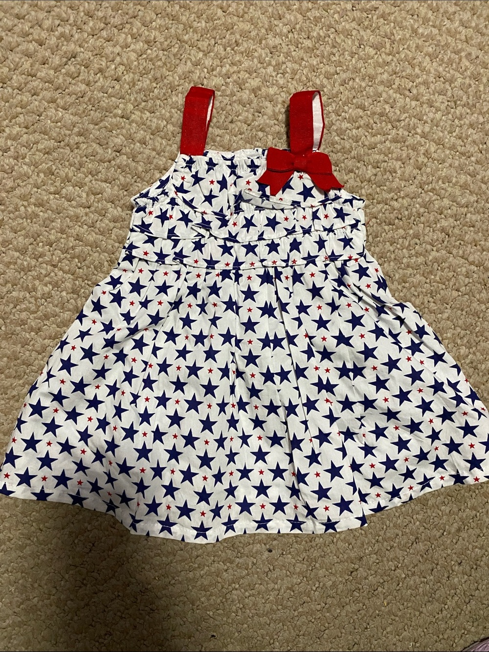 Baby girl sweet 4th of July holiday  Independence Day sundress size 12 months